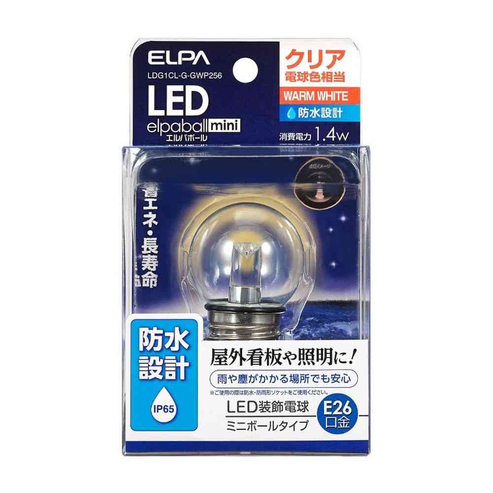 エルパ ELPA LED電球 G40形 防水設計 屋外 看板 E26 LDG1CL-G-GWP256 - Image 5