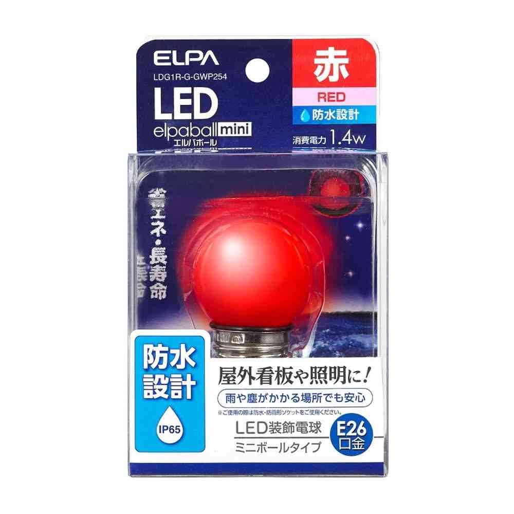 エルパ ELPA LED電球 G40形 防水設計 屋外 看板 E26 LDG1R-G-GWP254 - Image 5