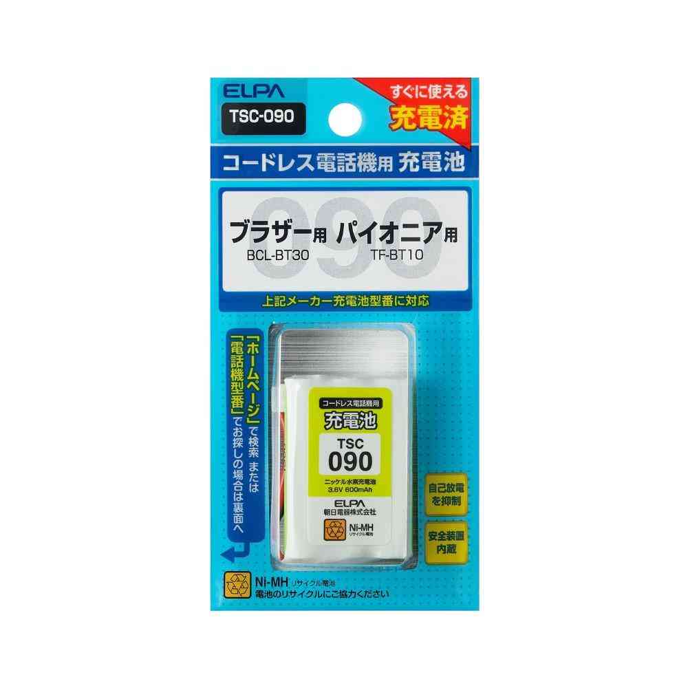 ELPA コードレス電話 子機用充電池 TSC-090 1個 - Image 2
