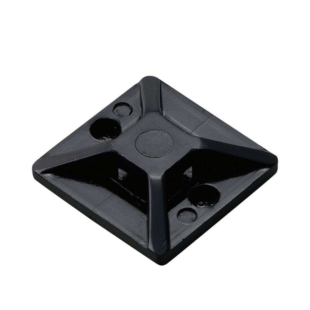 エルパ ELPA 結束バンドベース KBB-N20100P ブラック 100個入 - Image 2