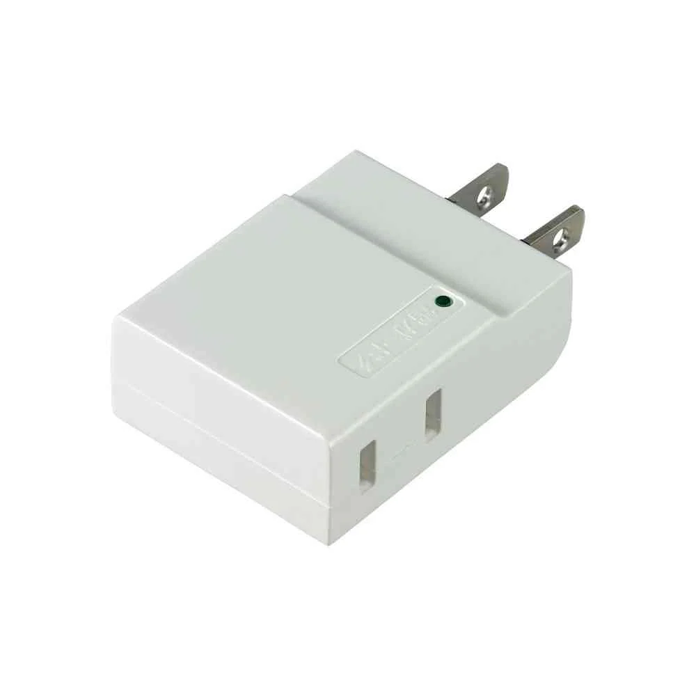 エルパ ELPA コンパクトタップ 耐雷 2個口 A-CT002SB(W) - Image 6