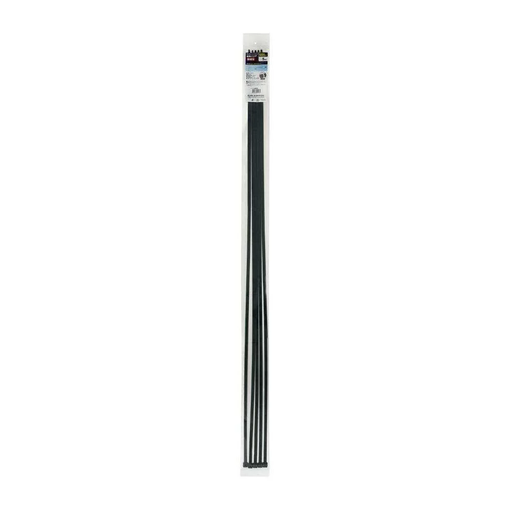 エルパ ELPA ロング結束バンド 1220mm 耐候性 KBL-N1220005 ブラック 5本入
