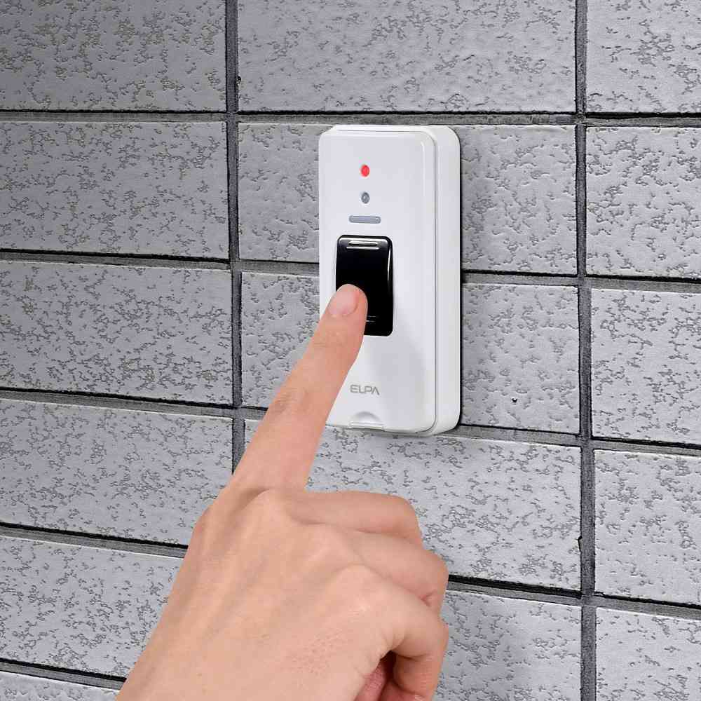 エルパ ELPA 増設用 ワイヤレスチャイム押しボタン送信器 EWS-P30 - Image 4