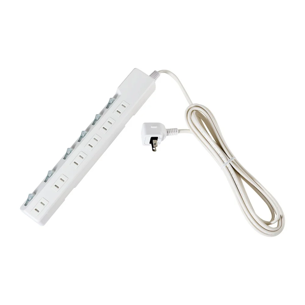 エルパ ELPA 耐雷スイッチ付タップ 6個口3M WLK-63S（W） - Image 6