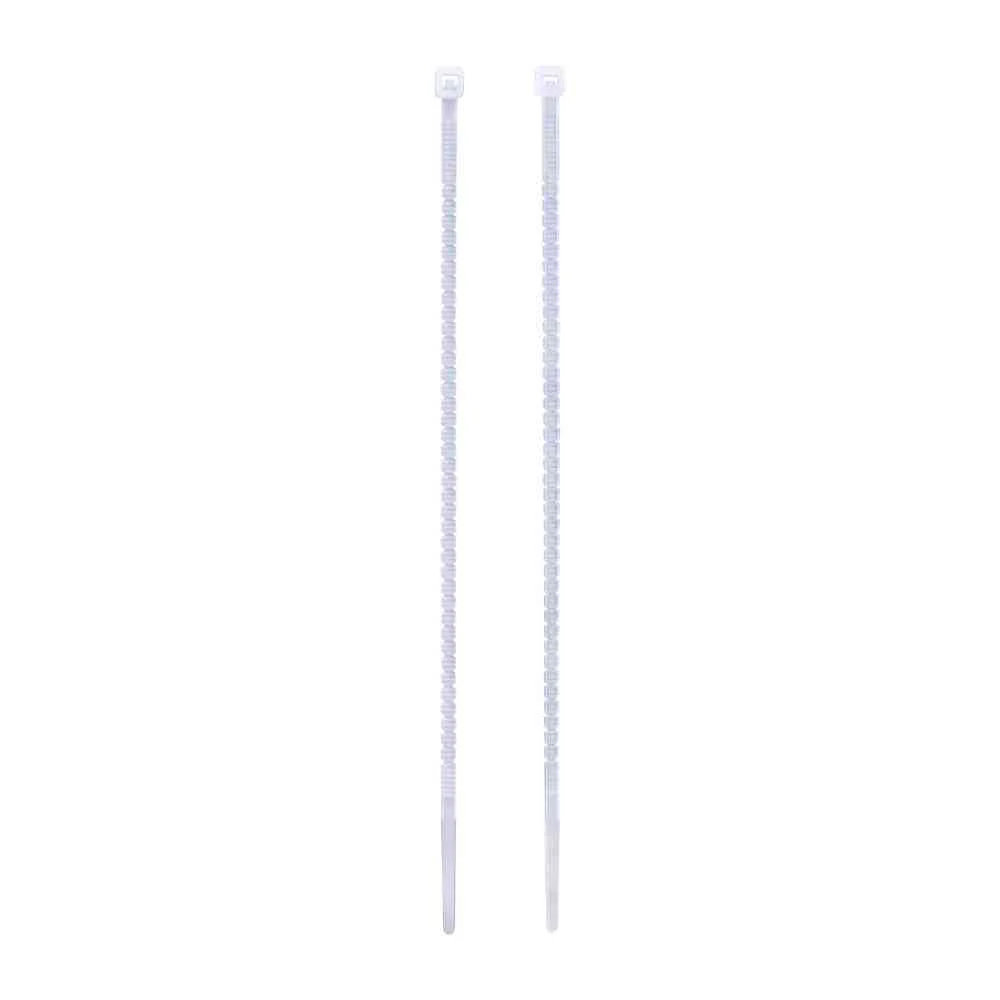 ELPA 手で切れる結束バンド 150mm KBK-150050(WH) 50本入 - Image 5