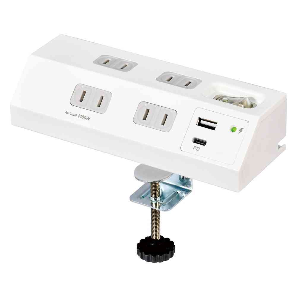 エルパ ELPA デスクUSBタップ PD20W WLS-DS4222SUC（W） - Image 3