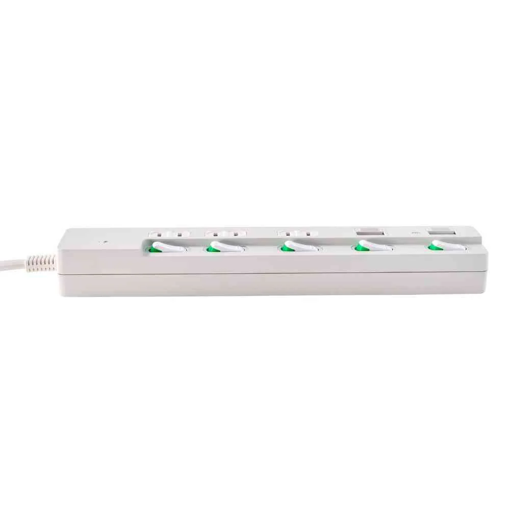 エルパ ELPA SW付USBタップ1m WLK-3221SUC（W） - Image 4