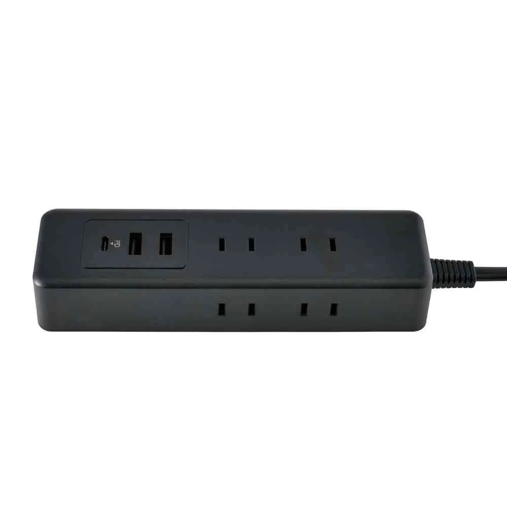 エルパ ELPA コード付6個口USBタップ WL-6322SUC（BK） - Image 5