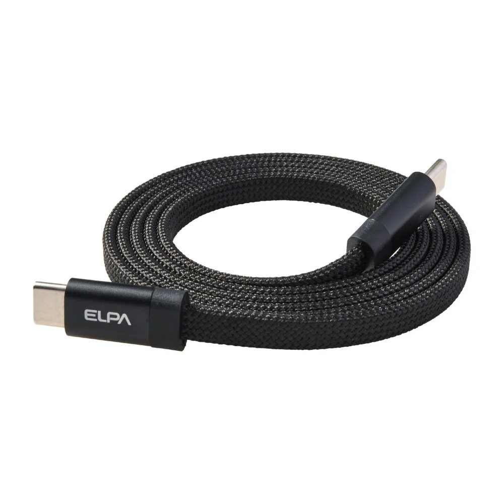 エルパ ELPA マグネットUSBケーブル フラット CtoC MCA-FCC1060 - Image 2