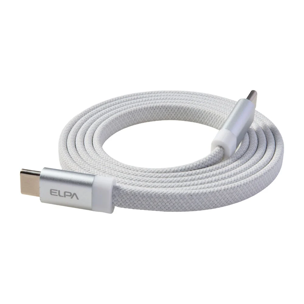 エルパ ELPA マグネットUSBケーブル フラット CtoC MCA-FCC1060 - Image 2