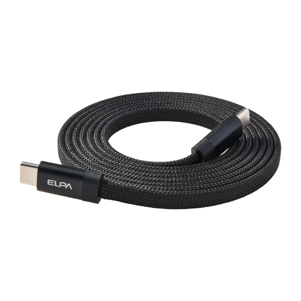 エルパ ELPA マグネットUSBケーブル フラット CtoC MCA-FCC1560 - Image 2