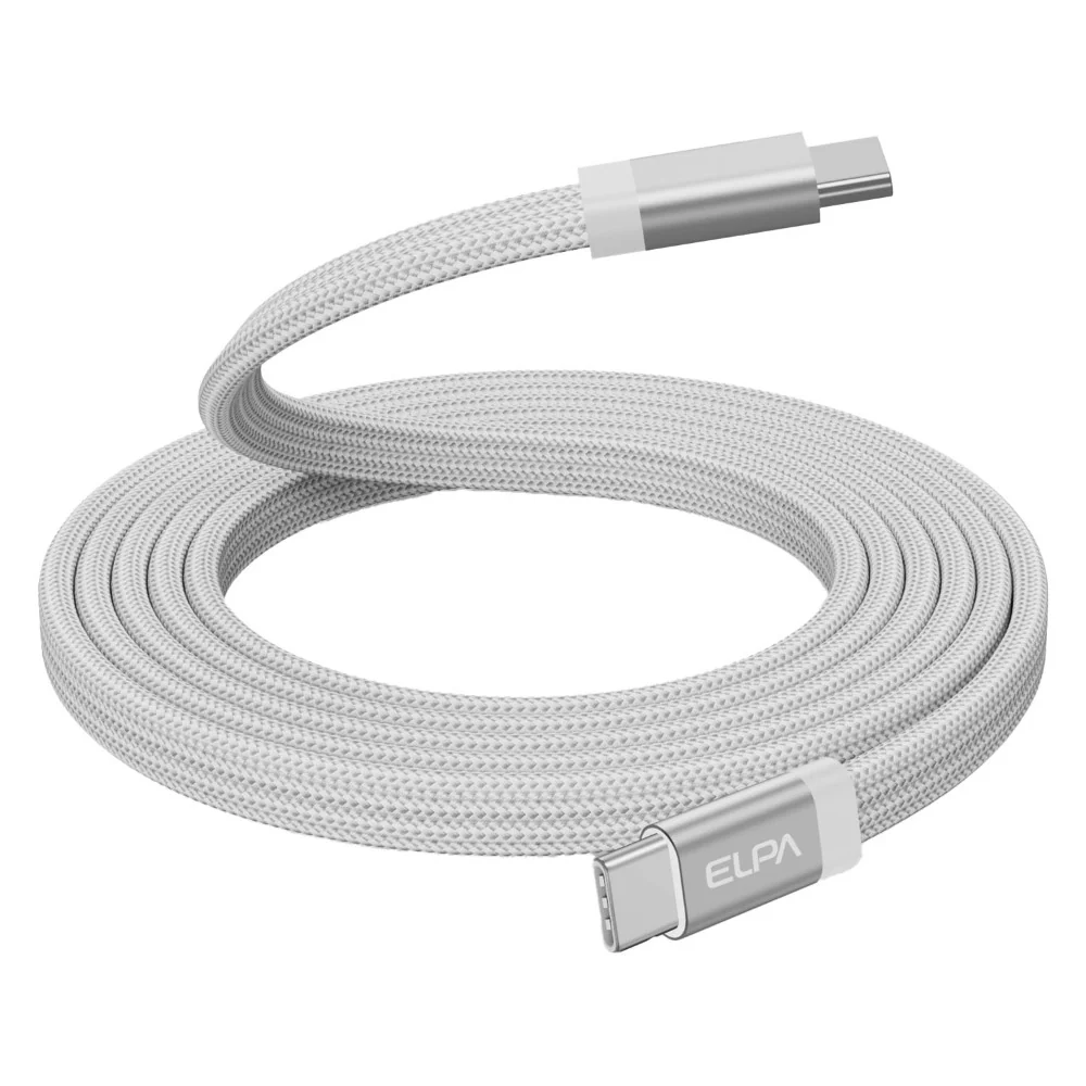 エルパ ELPA マグネットUSBケーブル フラット CtoC MCA-FCC1560 - Image 3