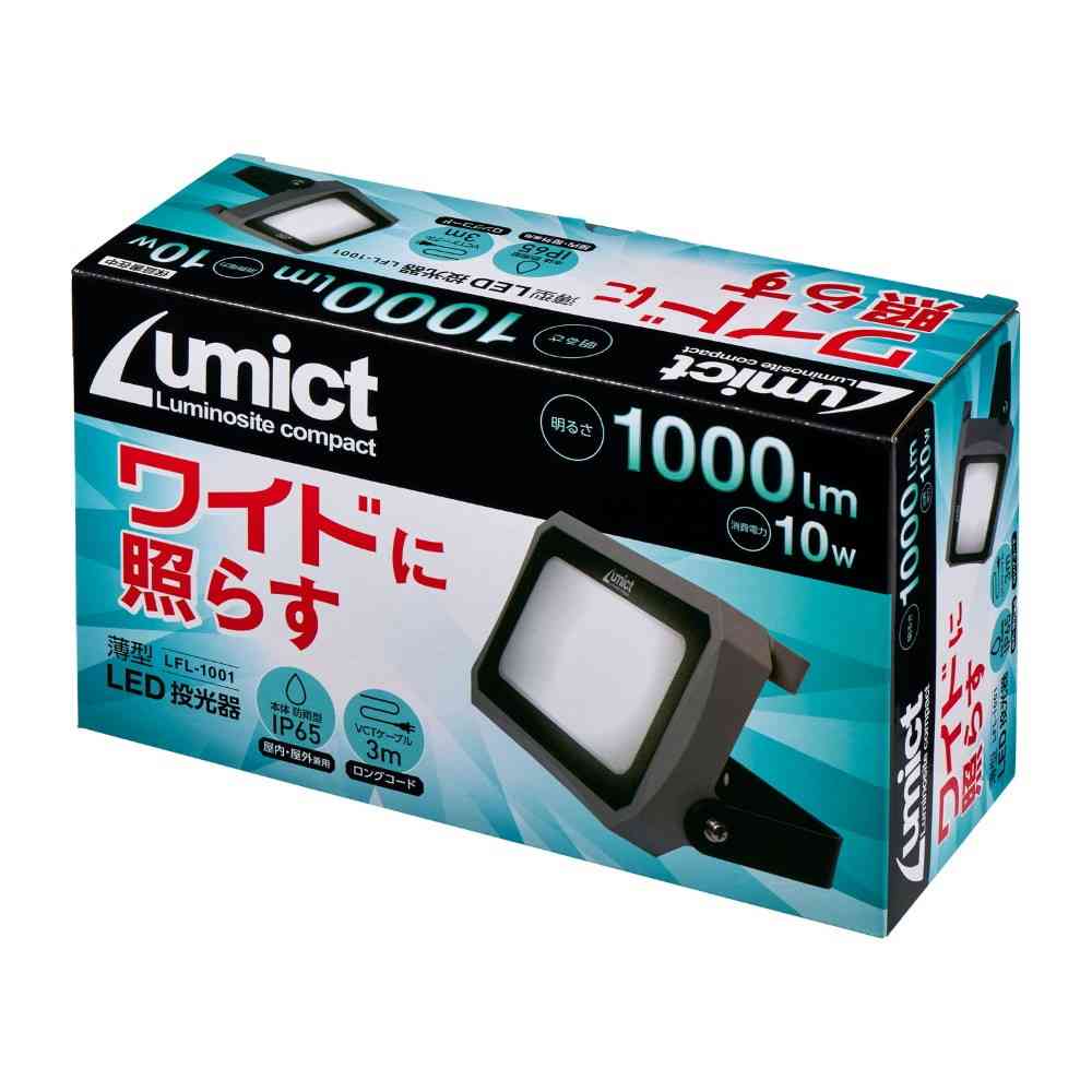 エルパ ELPA AC式投光器 1000LM LFL-1001 - Image 2