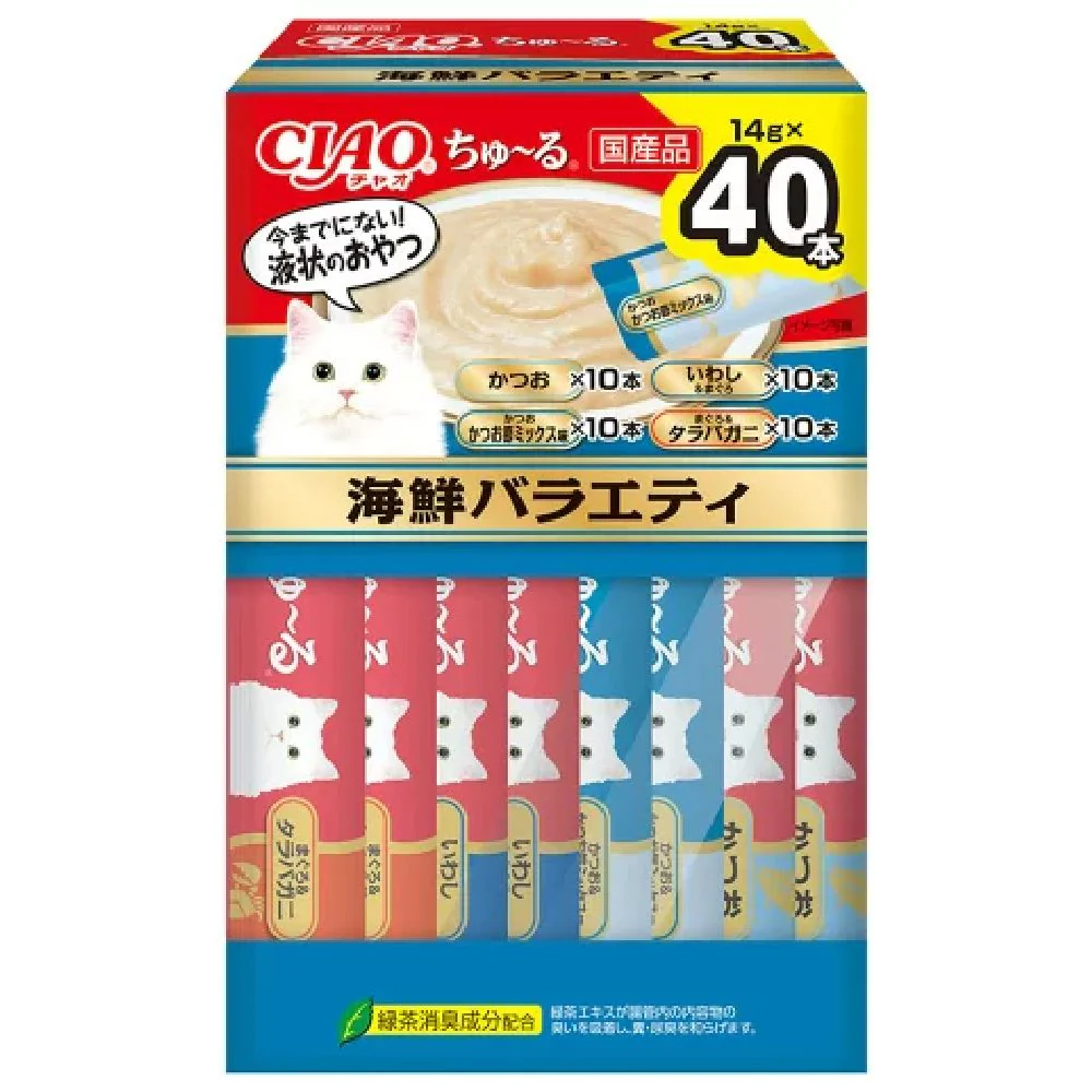 ちゅーる海鮮バラエティ 14g×40P - Image 3