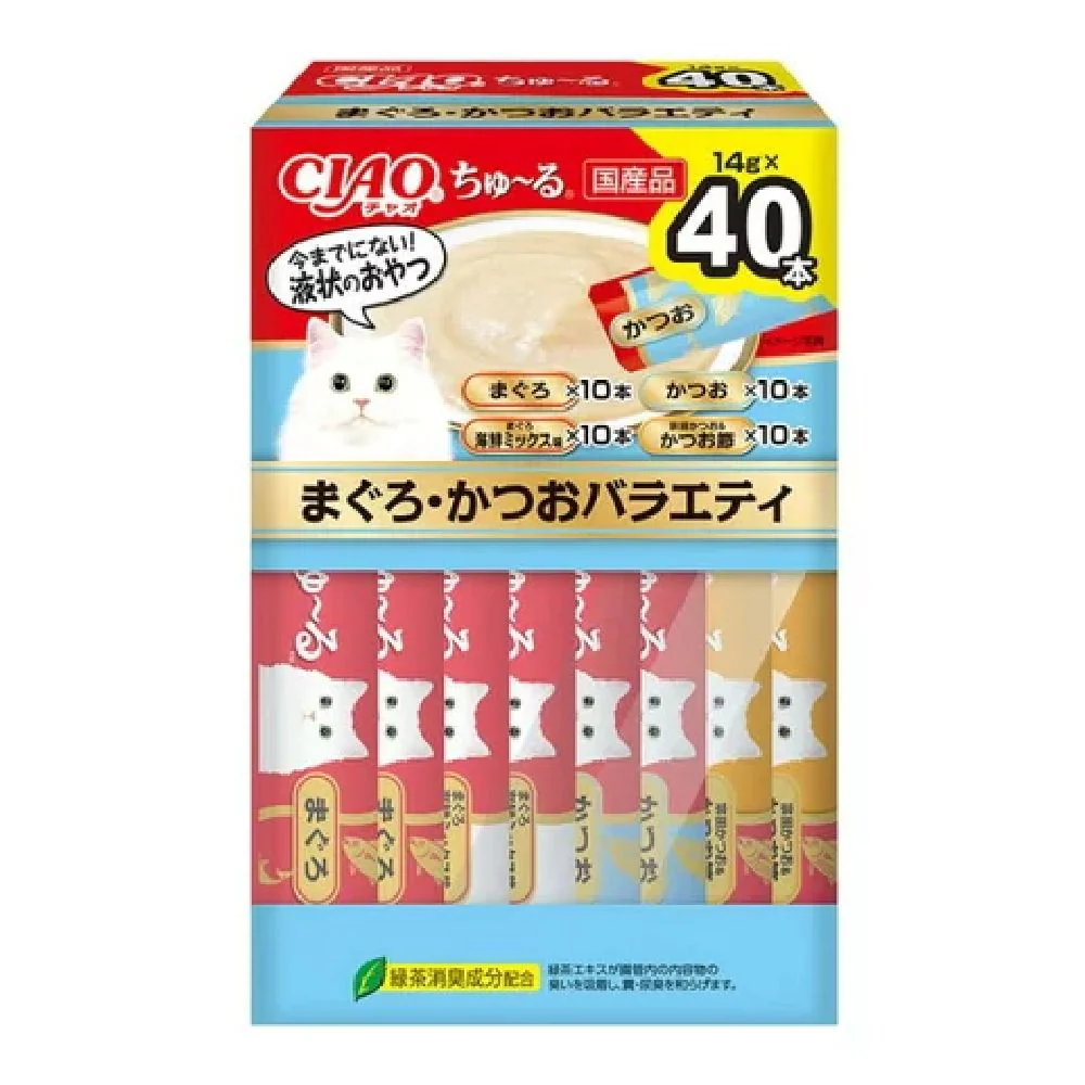 ちゅーるまぐろ・かつおバラエティ 14g×40P - Image 3