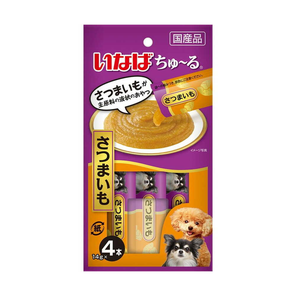 いなばペットフード いなば ちゅーる さつまいも 14g×4本 - Image 3