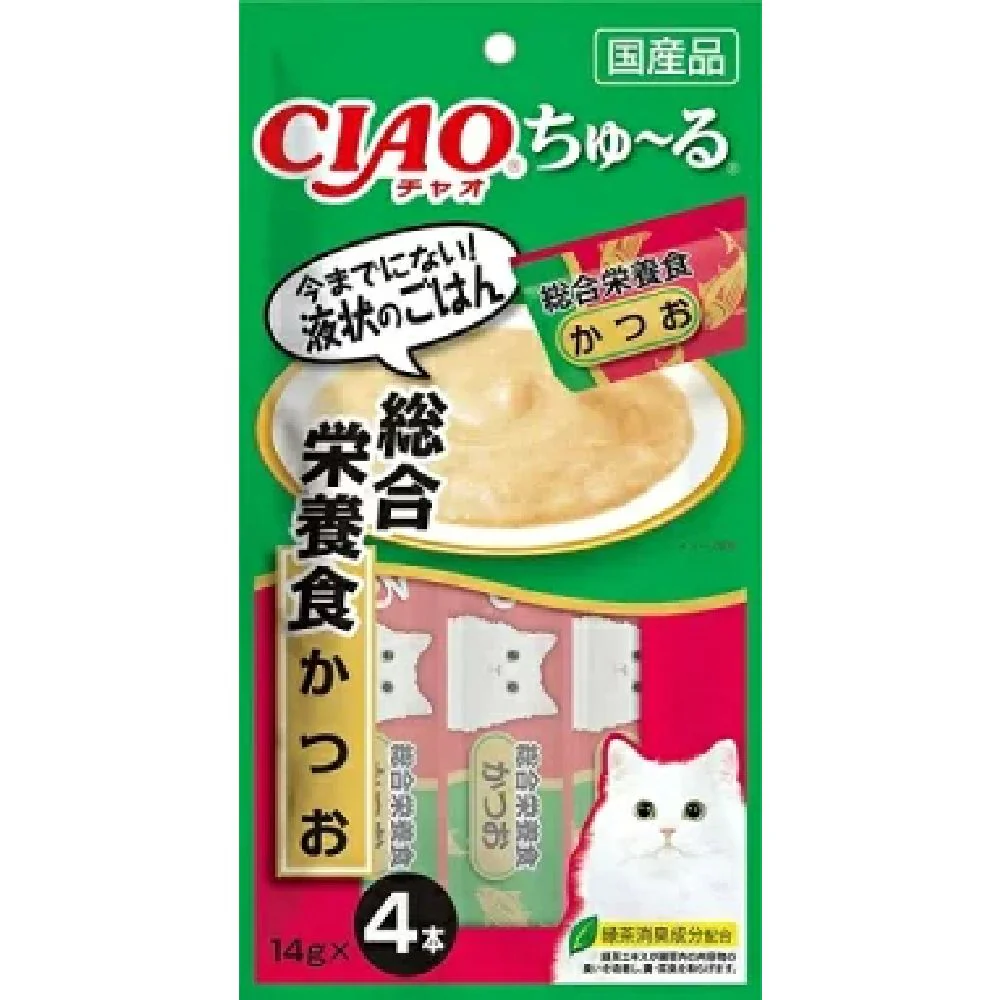 ちゅーる総合栄養食かつお 14g×4P - Image 3