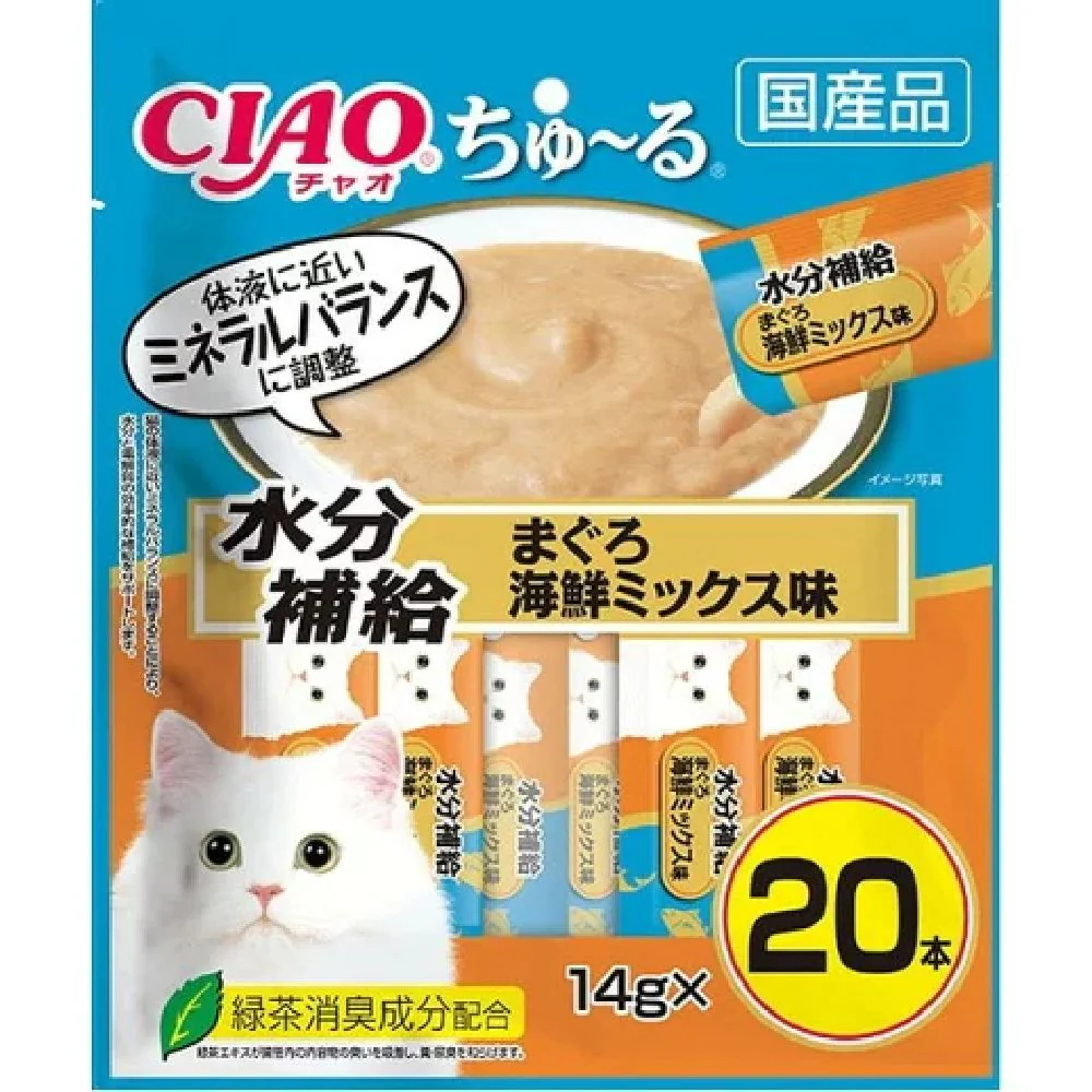 ちゅーる水分補給まぐろ海鮮ミックス味 14g×20P - Image 3