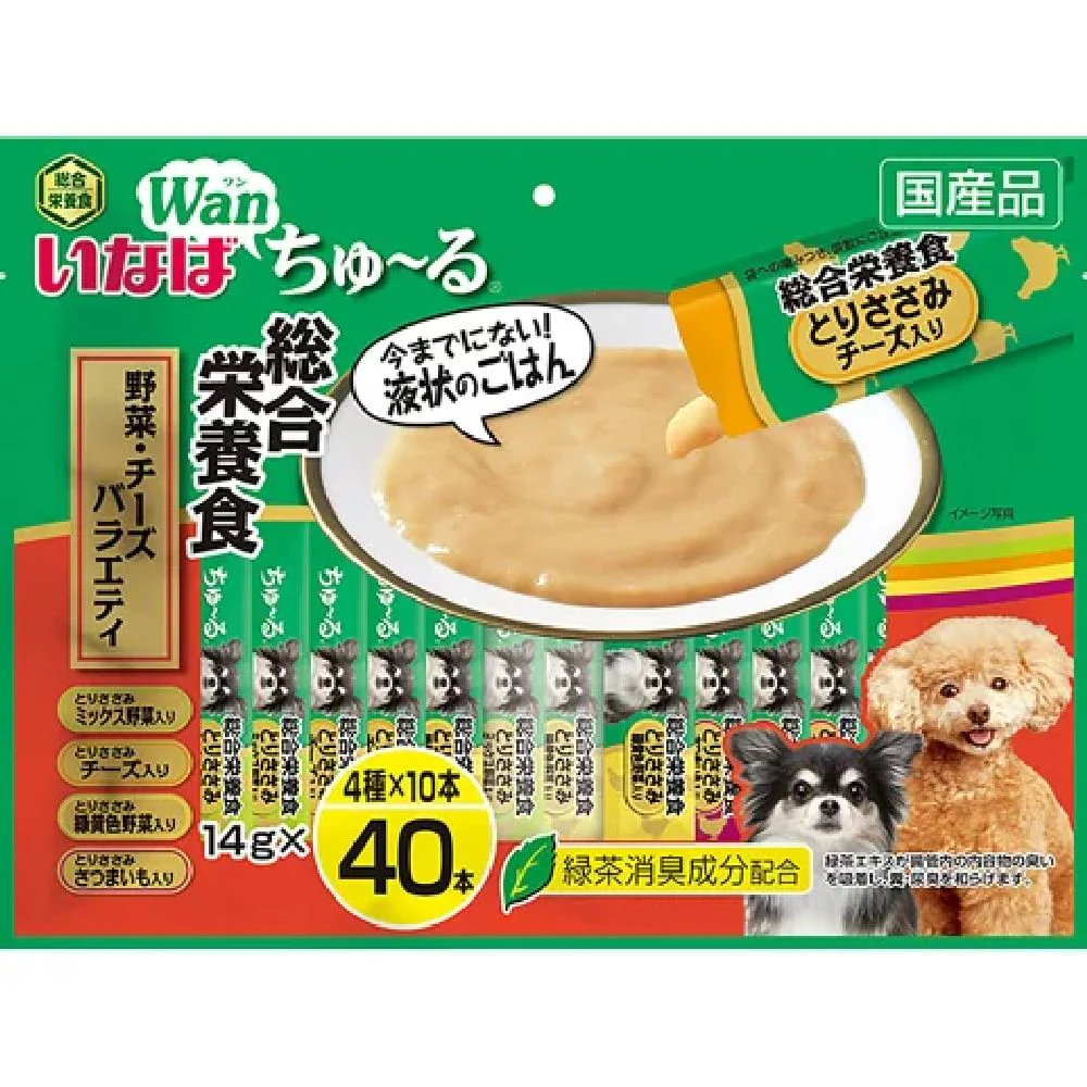 いなばちゅーる総合栄養食野菜・チーズバラエティ 14g×40P - Image 3