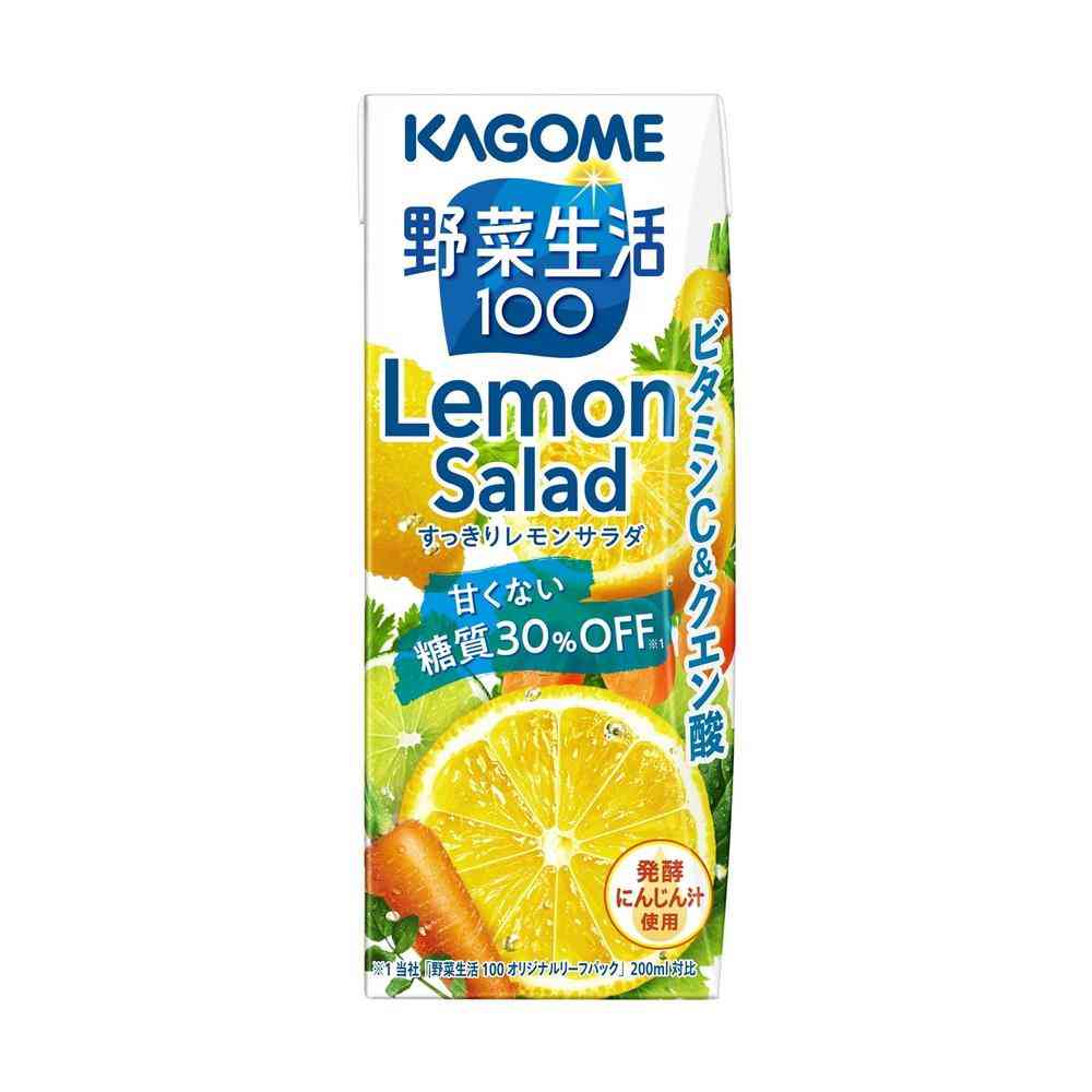 ◆カゴメ 野菜生活 100 すっきりレモンサラダ 200ml - Image 4