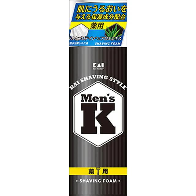 Ｍｅｎ’ｓ　Ｋ　シルクプロテイン配合　薬用シェービングフォーム - Image 2