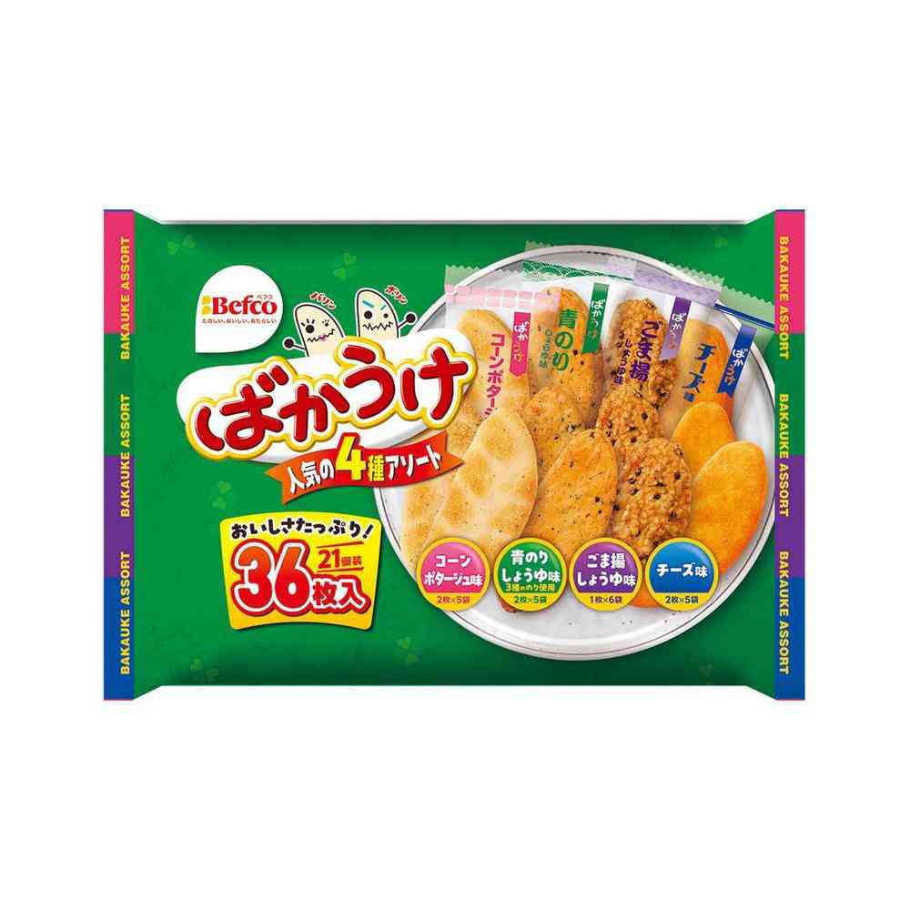 ◆栗山米菓 N ばかうけ アソート 36枚 - Image 3