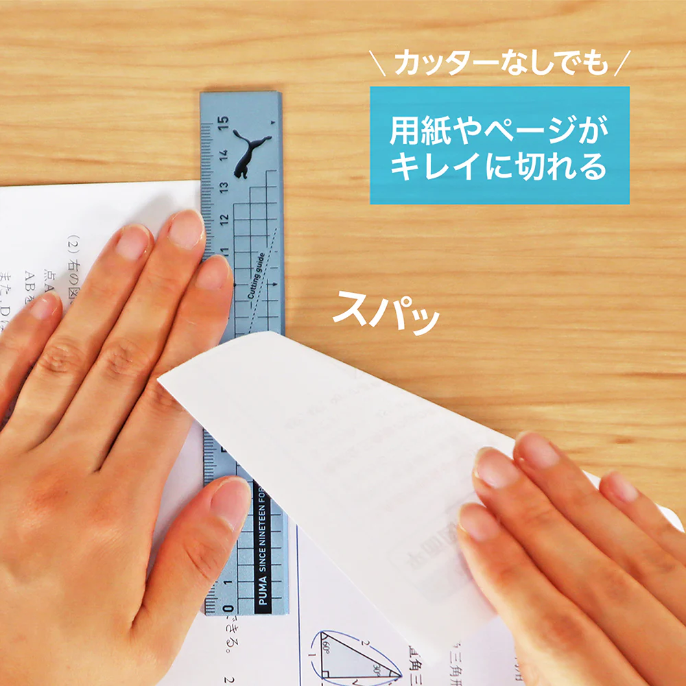 クツワ アルミ定規 ブルー 15g - Image 5