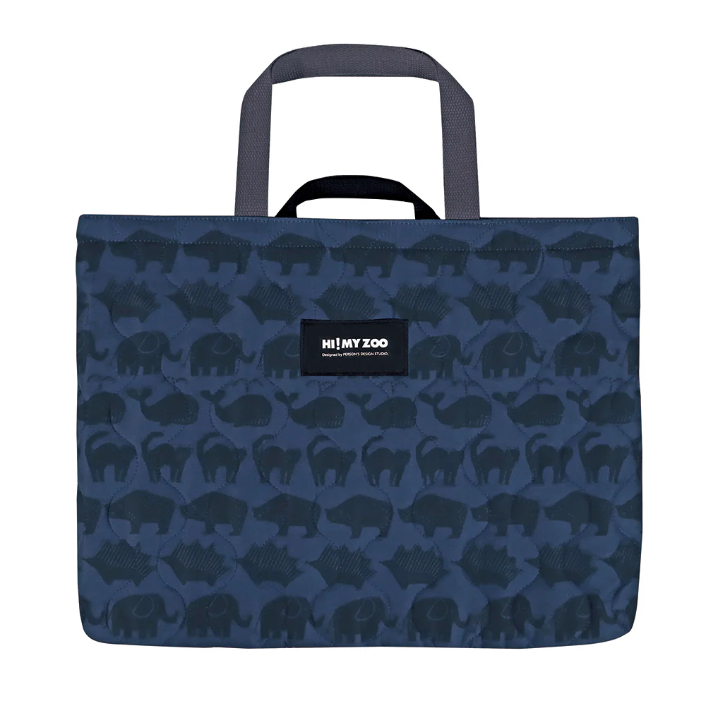 クツワ HI!MY ZOO レッスンバッグ ネイビー 102g