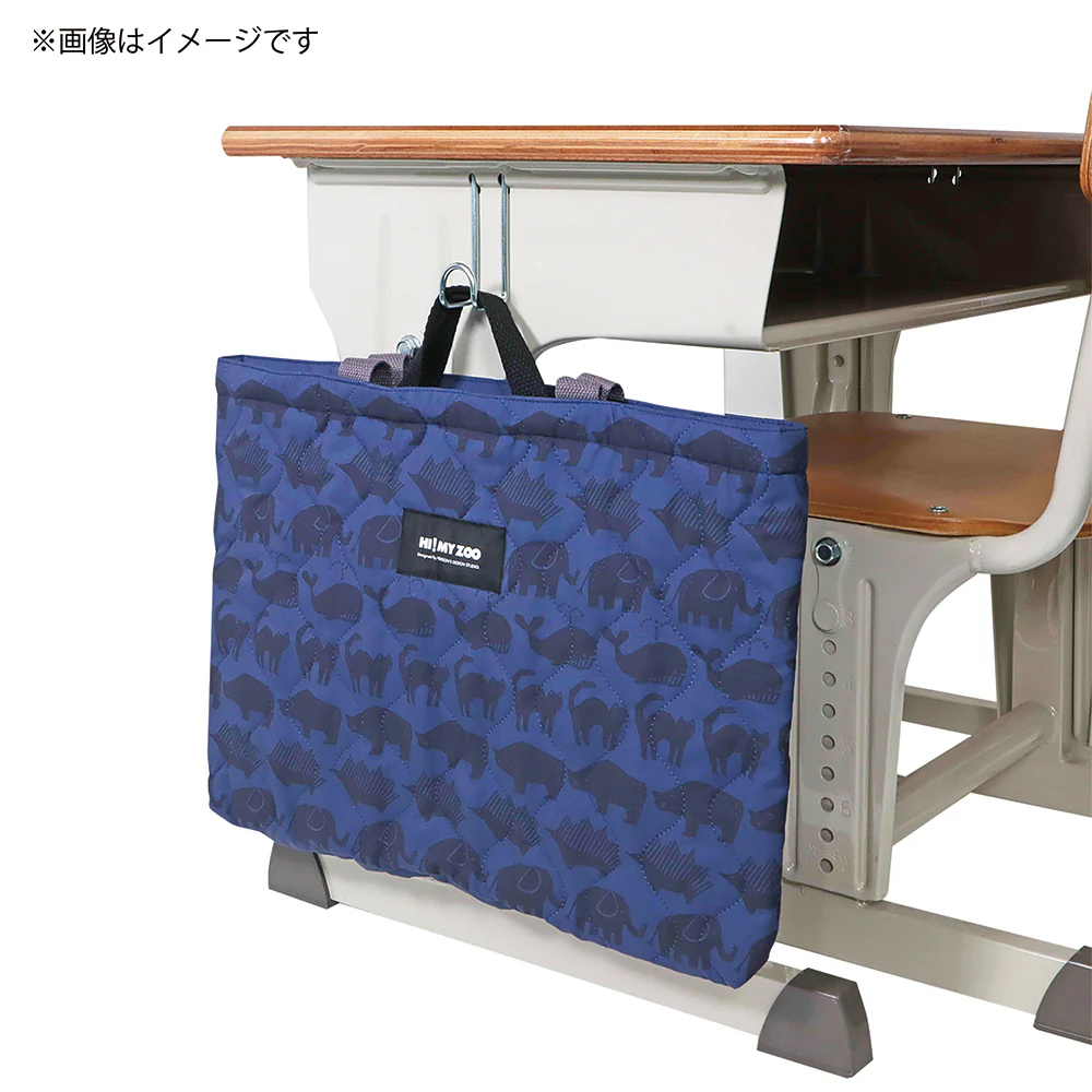 クツワ HI!MY ZOO レッスンバッグ ネイビー 102g - Image 3