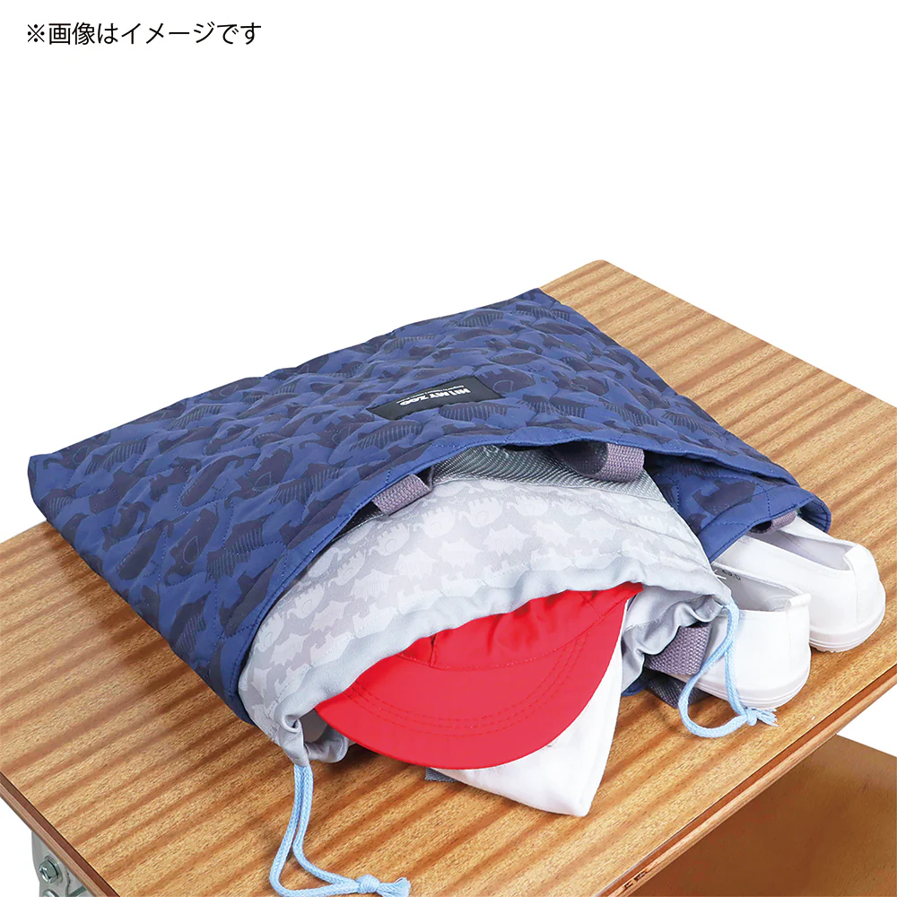 クツワ HI!MY ZOO レッスンバッグ ネイビー 102g - Image 4