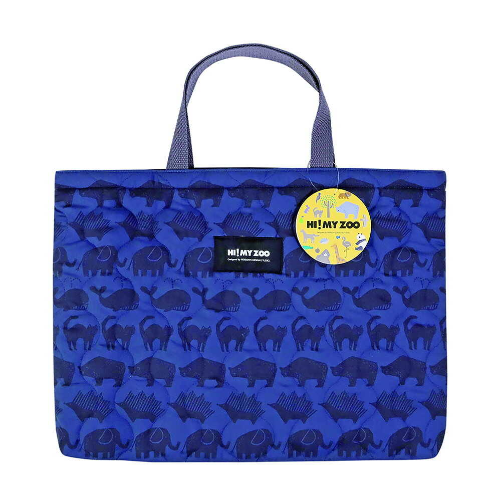 クツワ HI!MY ZOO レッスンバッグ ネイビー 102g - Image 7