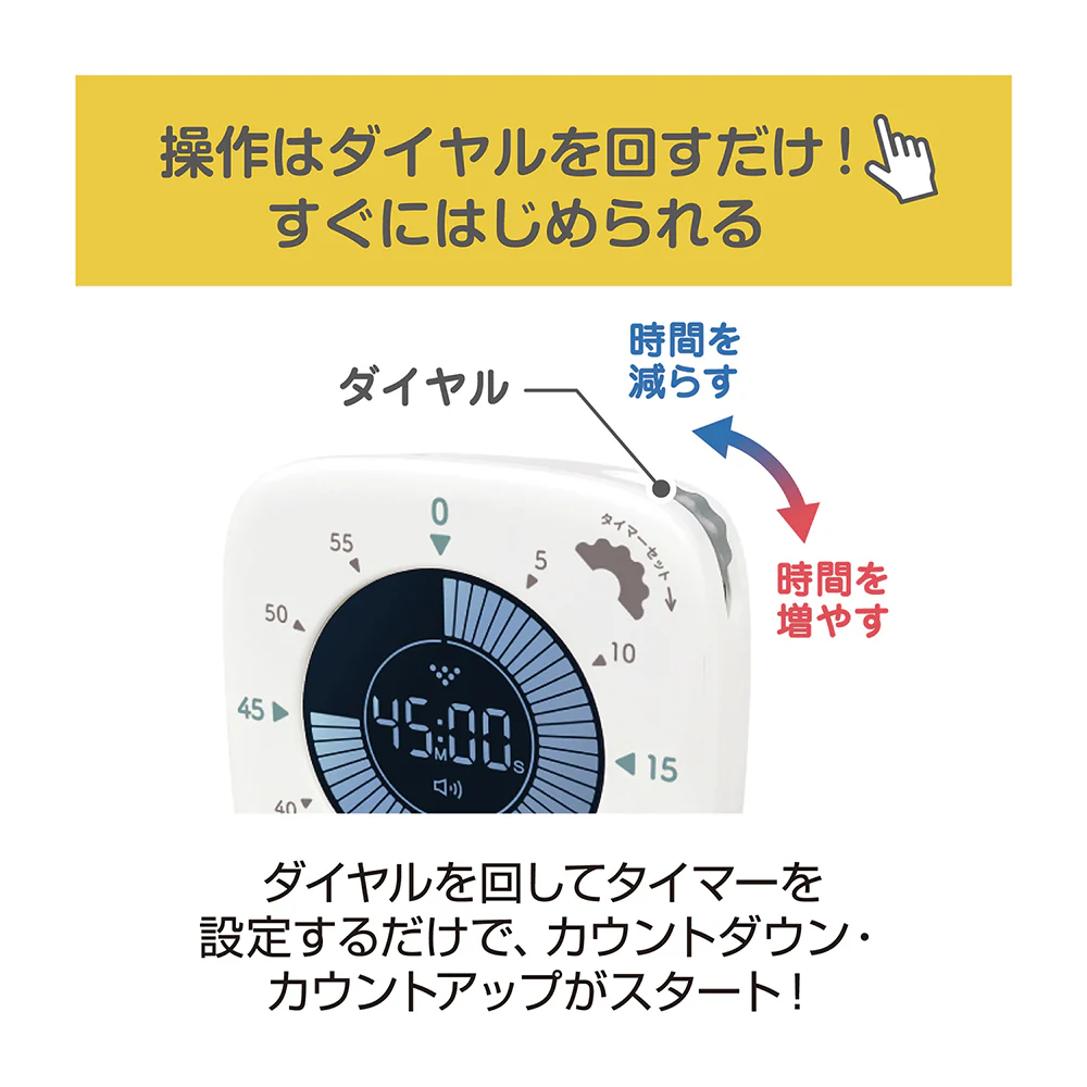 クツワ ミラガク デジクル タイマー 82g - Image 4