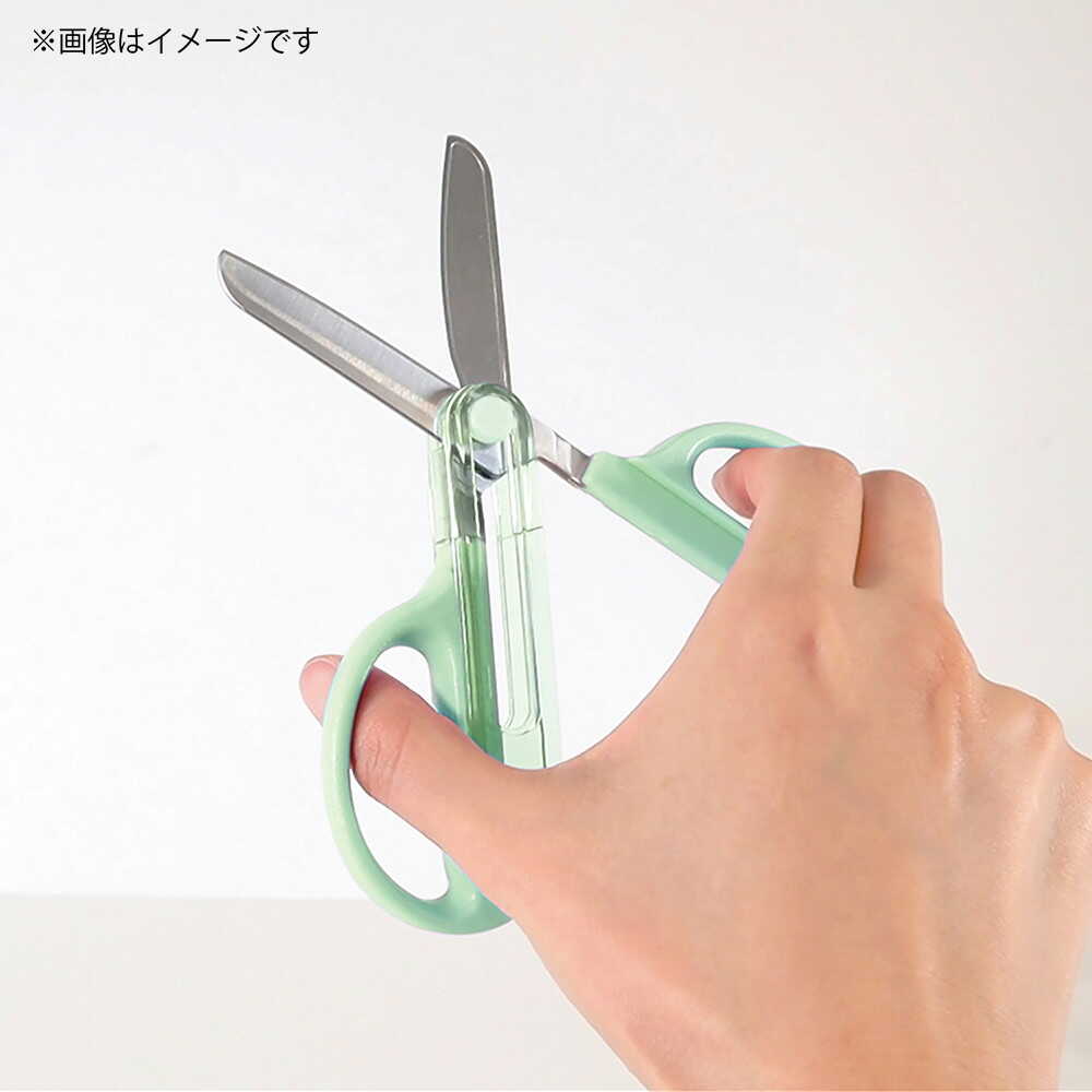 クツワ STAD キャップ一体こどもハサミ ミント 59g - Image 16