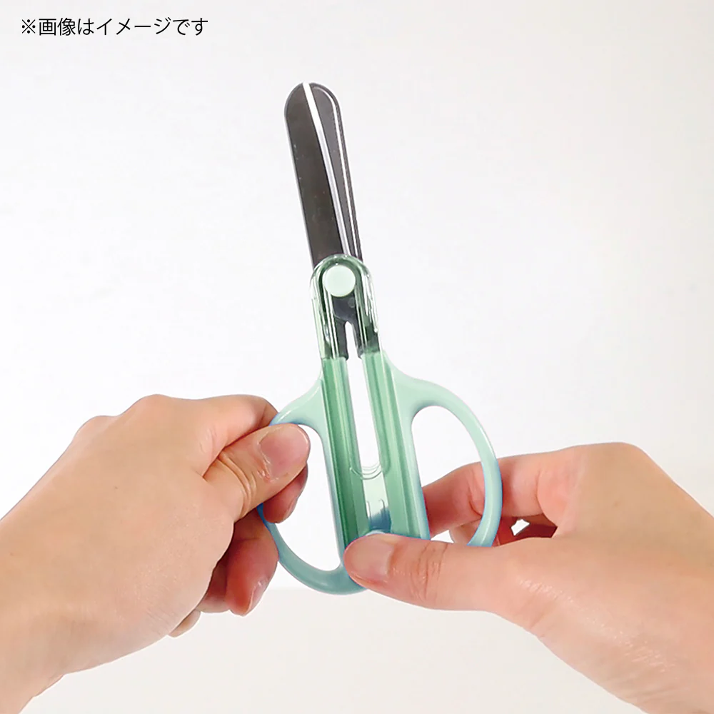 クツワ STAD キャップ一体こどもハサミ ミント 59g - Image 5