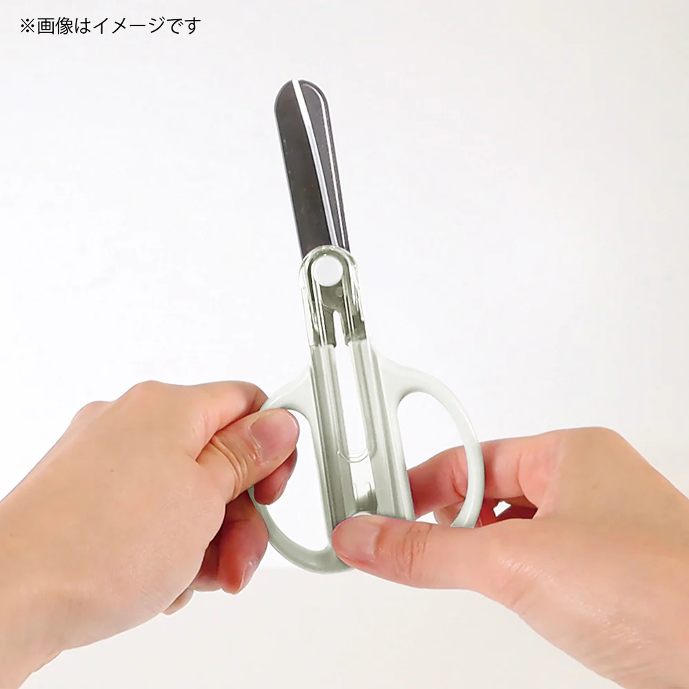 クツワ STAD キャップ一体こどもハサミ ホワイト 59g - Image 5