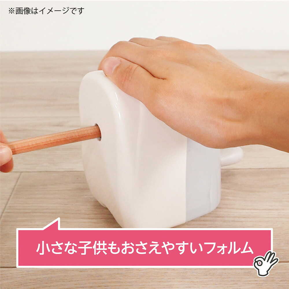 クツワ STAD 太軸と普通軸が削れる鉛筆削りドッチモ 白 280g - Image 14