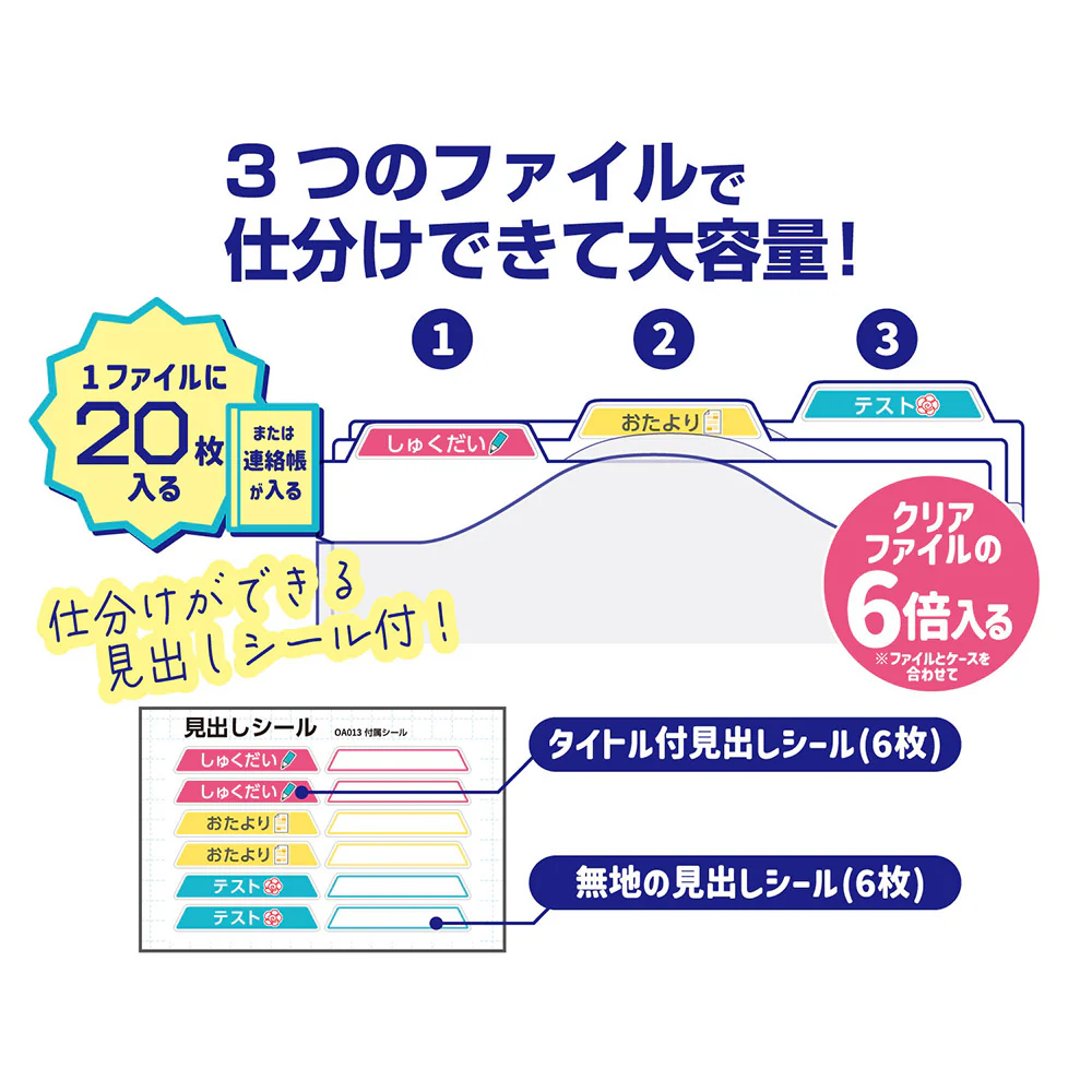 クツワ STAD プリント持ち帰りファイル＆ケース 176g - Image 5