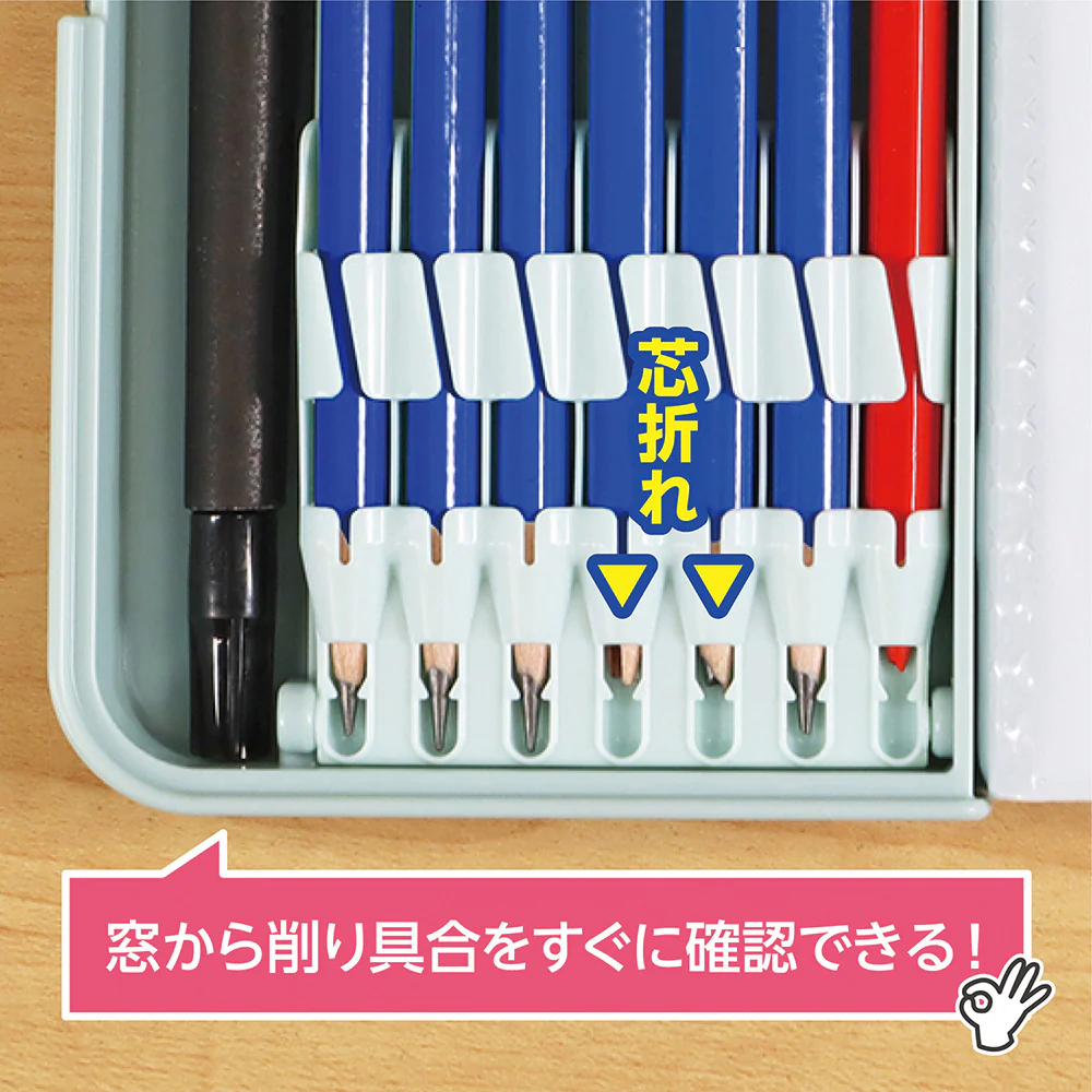 クツワ MG筆入 オートロック筆入 ミント - Image 7