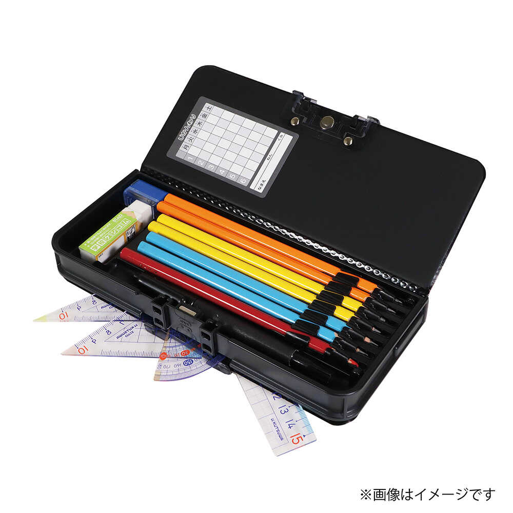クツワ MG筆入 オートロック筆入 シルバー - Image 18