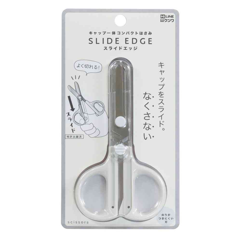 クツワ キャップ一体 コンパクトはさみ（ホワイト） - Image 8
