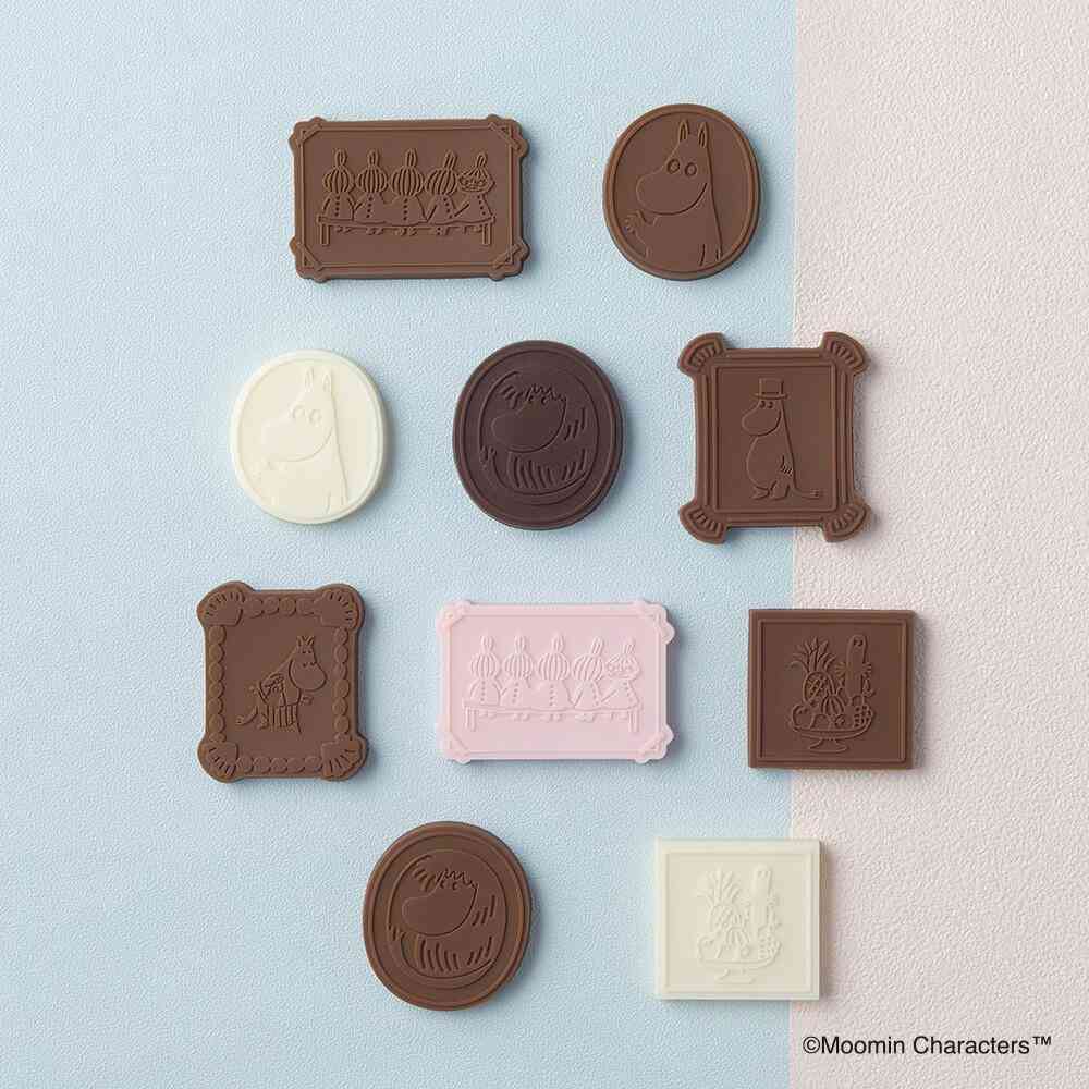 貝印 シリコーンチョコ型（ムーミンたちの肖像画） 1個 - Image 2
