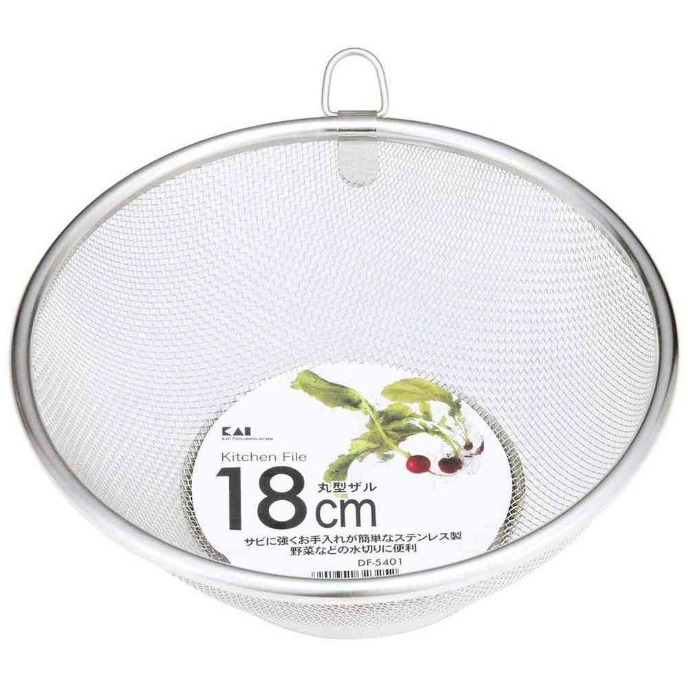 貝印 丸型ザル 18cm 1個 - Image 4