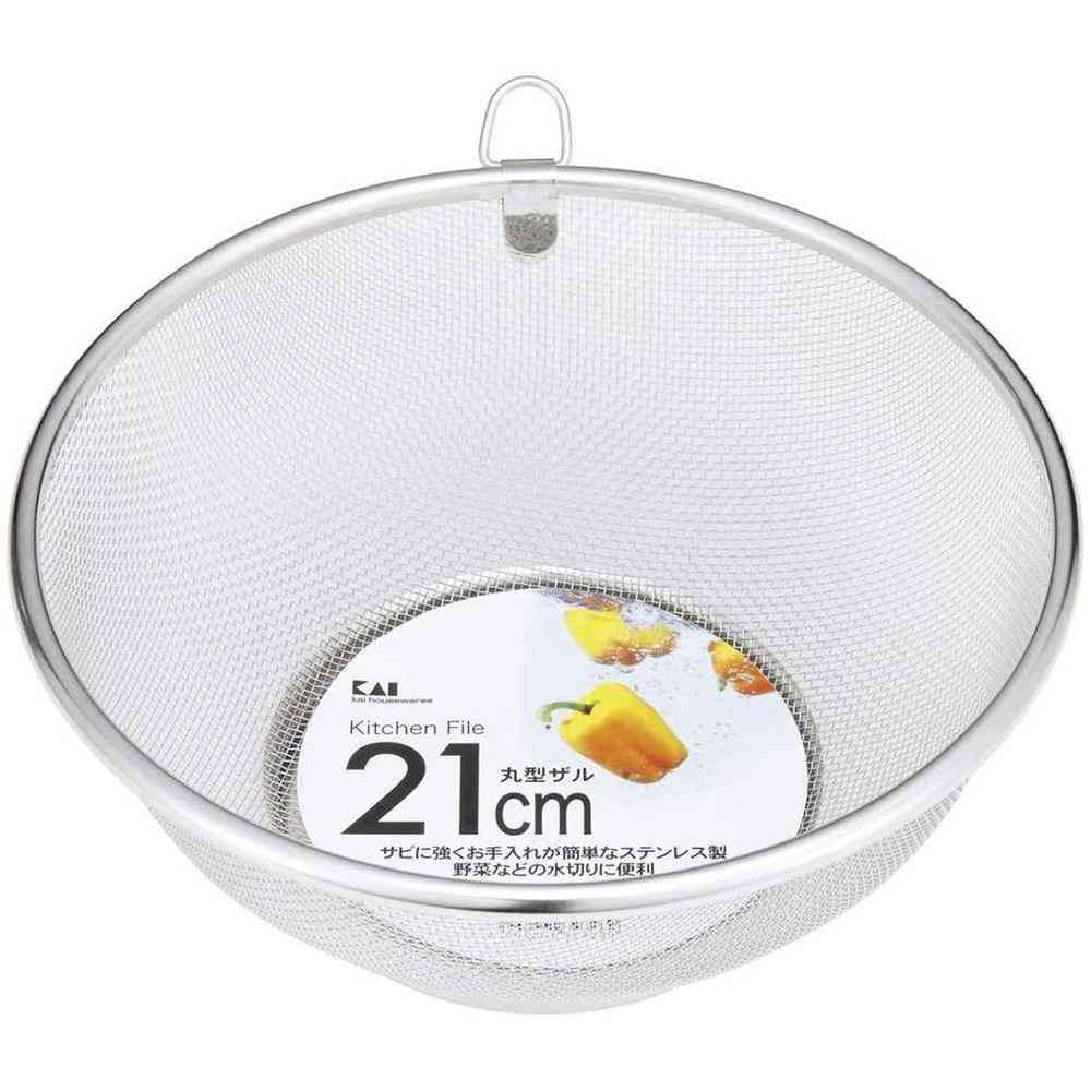 貝印 丸型ザル 21cm 1個 - Image 4