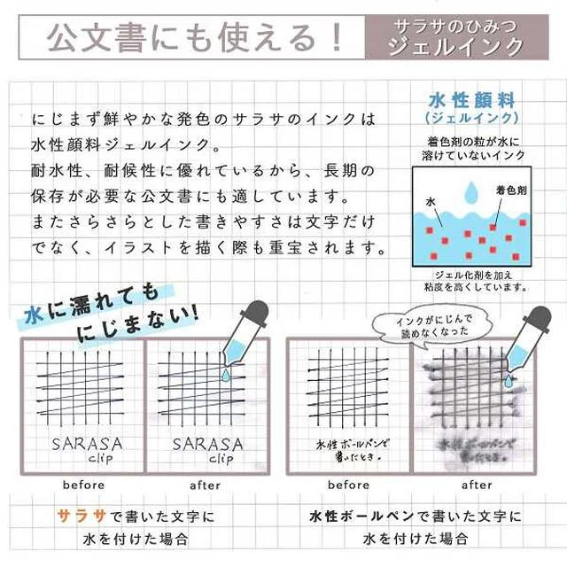 ゼブラ サラサクリップ0.7 赤1本 - Image 2