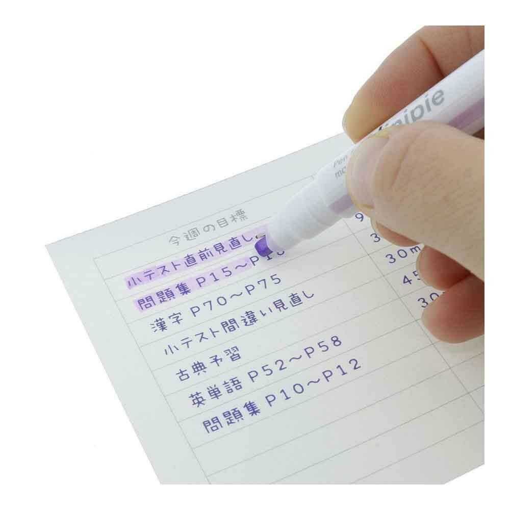サンスター文具 Ninipie(ニニピー) ライトバイオレット×ネイビー 1本 - Image 4