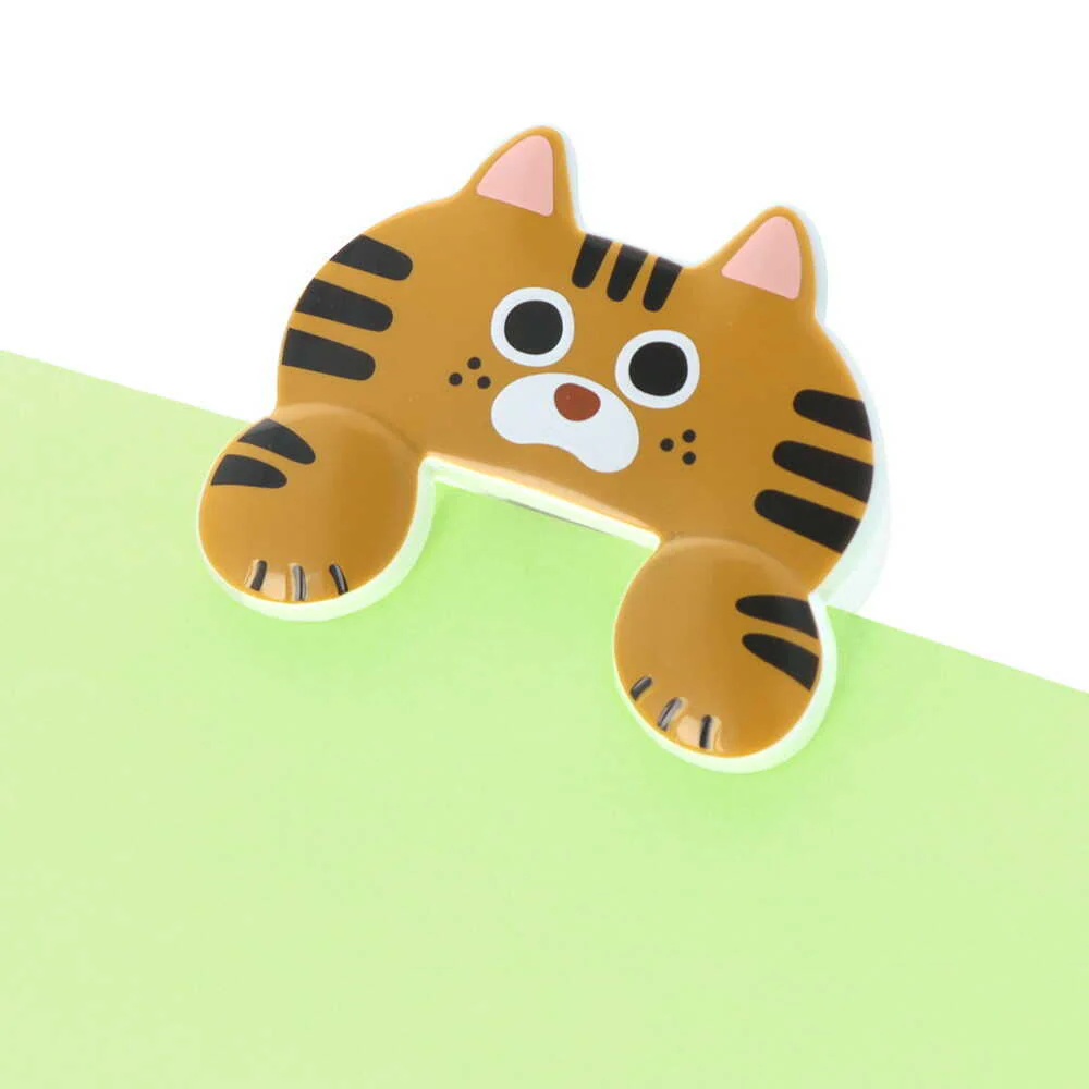 サンスター文具 ダイカットクリップ JITTOME(ジットメ) キジトラ 1個 - Image 4
