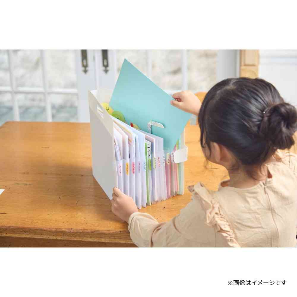 サクラクレパス こまごまファイル ホワイト A4サイズ - Image 6
