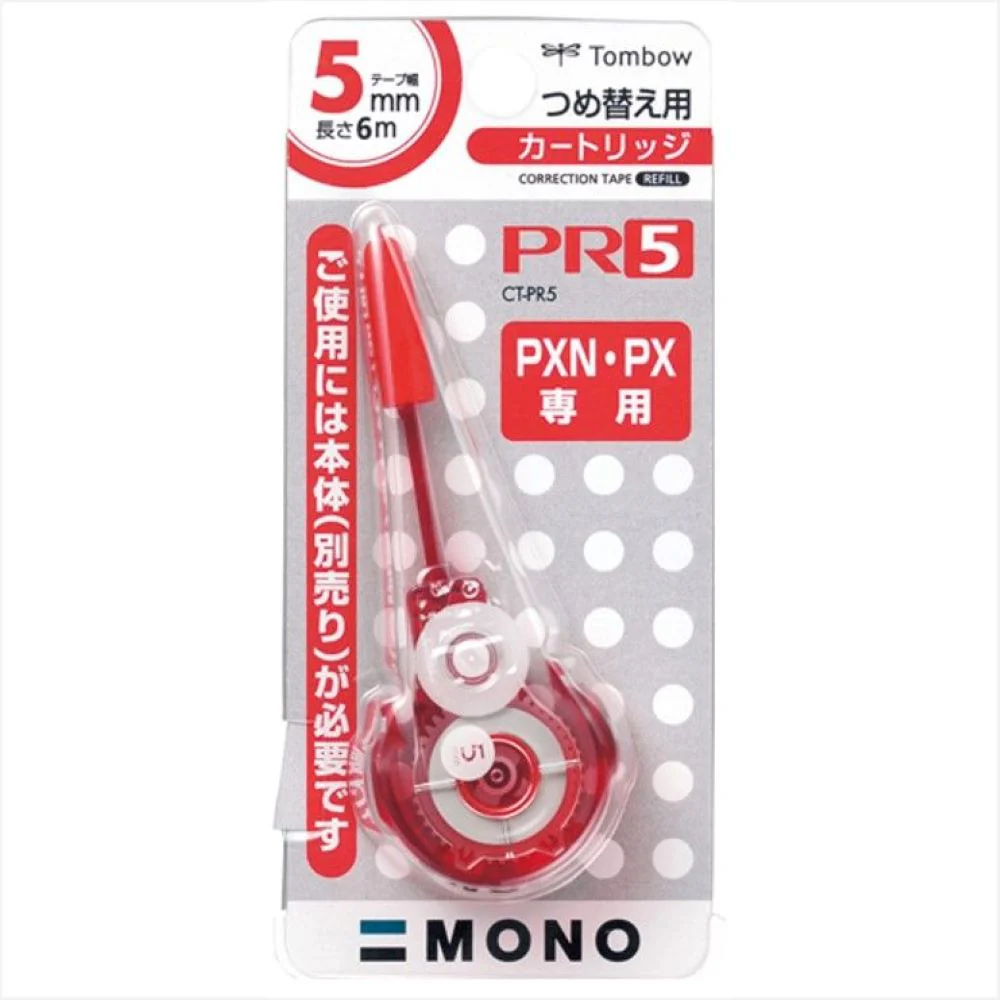 トンボ鉛筆 修正テープ 詰め替えタイプ モノPXN5 カートリッジ 1個