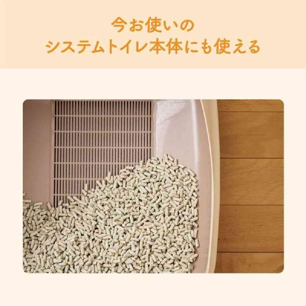大王製紙 キミおもい パワフル消臭・抗菌 システムトイレ用ネコ砂 大粒 4L - Image 5