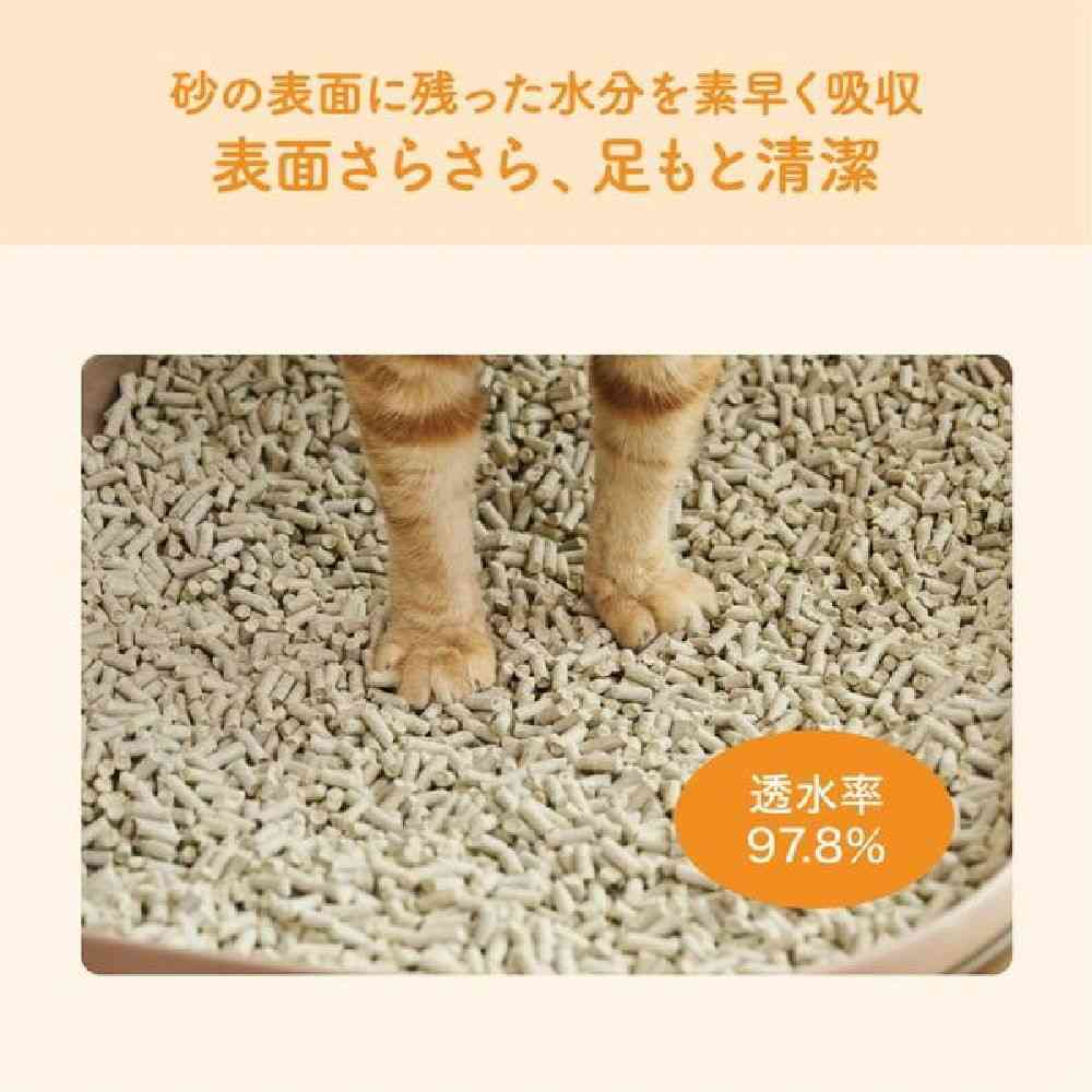 大王製紙 キミおもい パワフル消臭・抗菌 システムトイレ用ネコ砂 小粒 4L - Image 7